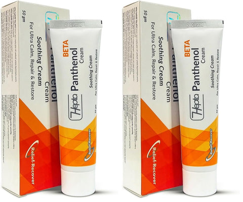 Hepta Panthenol Beta Soothing Cream 50ml (Pack of 2)