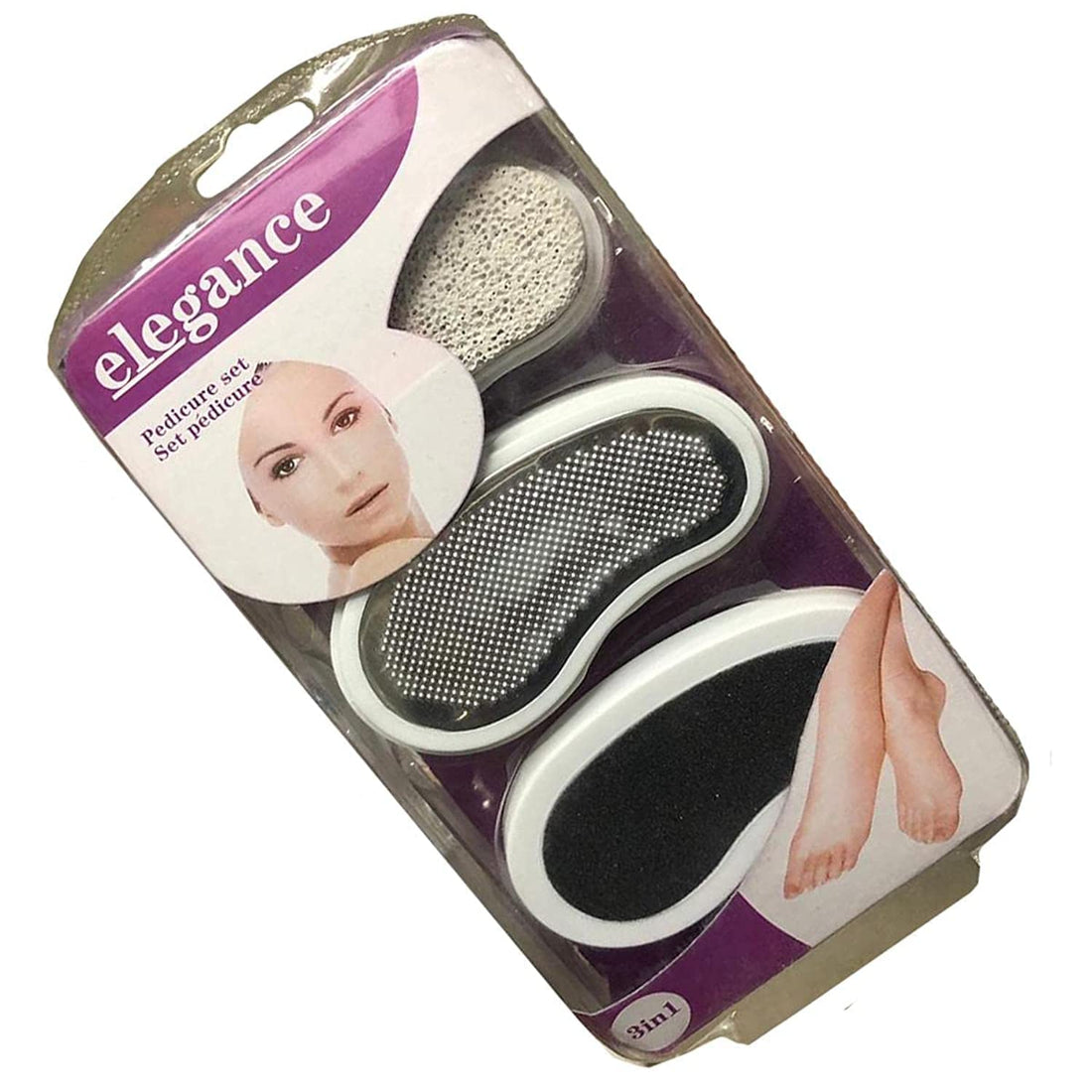 Elegance Pedicure Kit for Foot Care - 3 Pieces