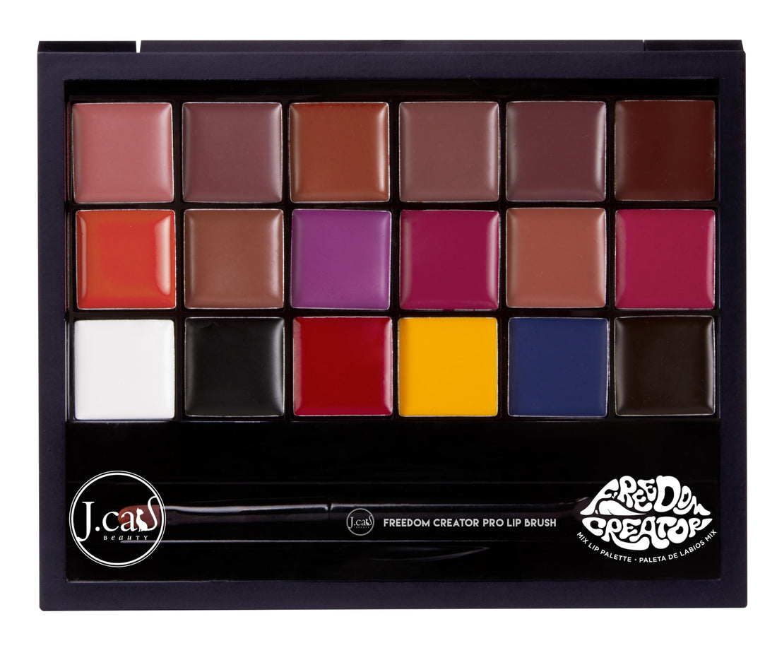 J. Cat Beauty FREEDOM CREATOR LIP PALETTE - FC101 Freedom First,Multicolor