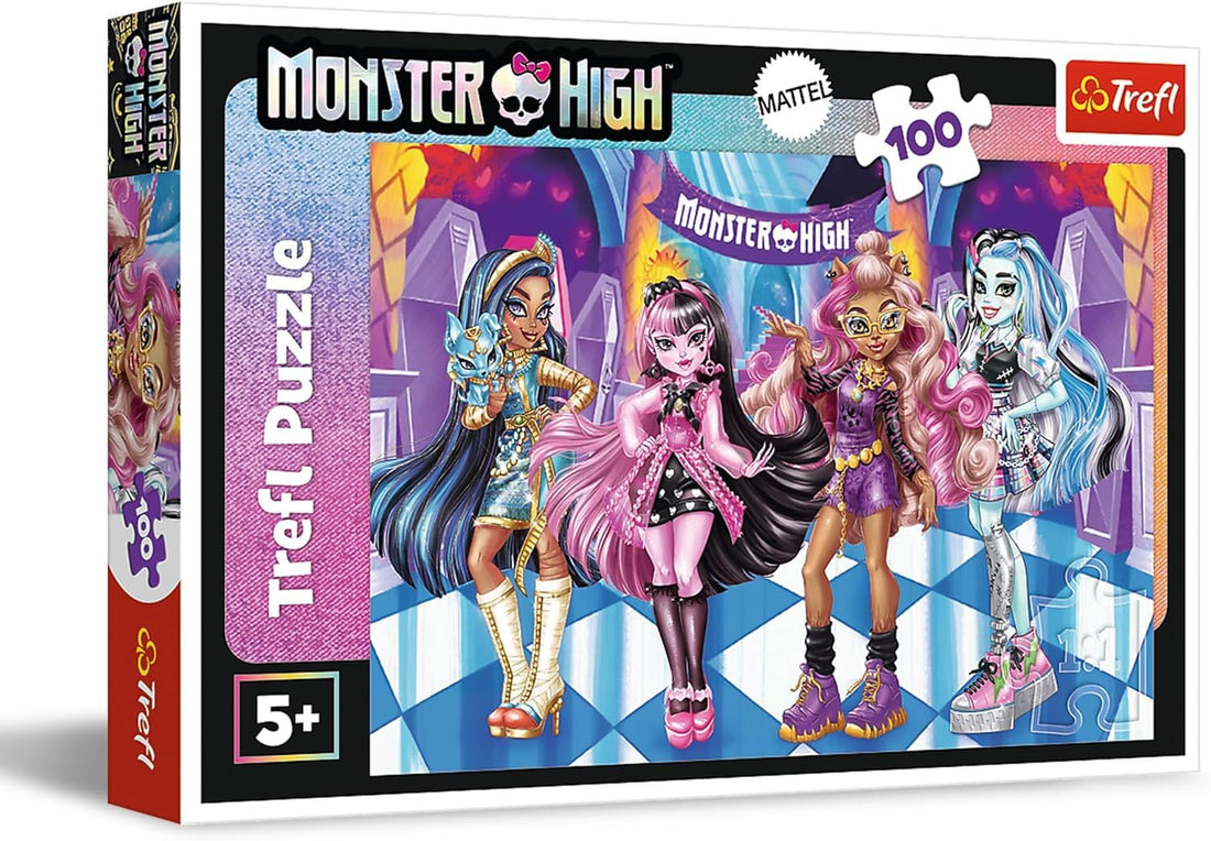Puzzles - "100" - Terrible friends/Mattel, Monster High