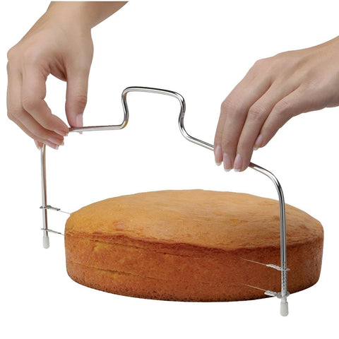 Multi-Purpose Kitchen Tool - Versatile Stainless Steel Cake Slicer Designed for Perfectly Even Cake Slices Every Time