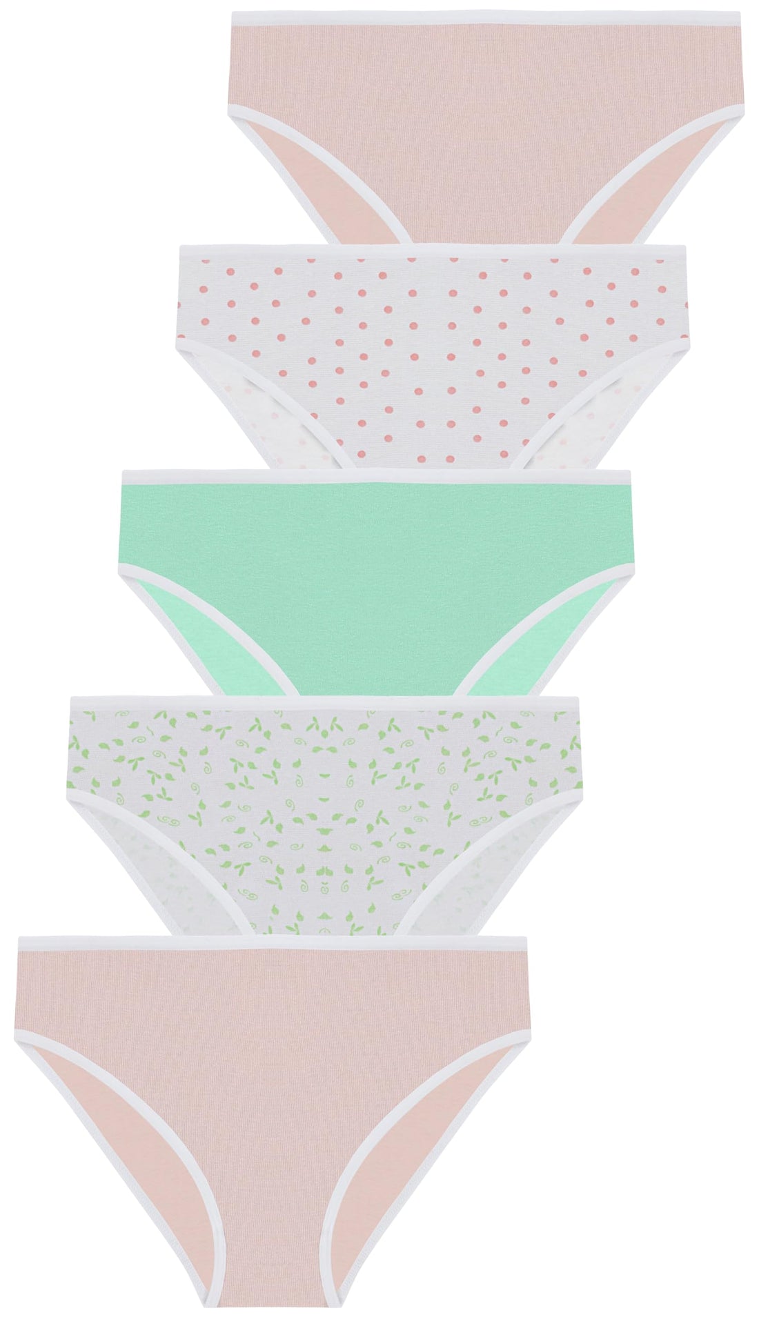 Charmaine Womens High Leg Briefs Underwear (pack of 5)