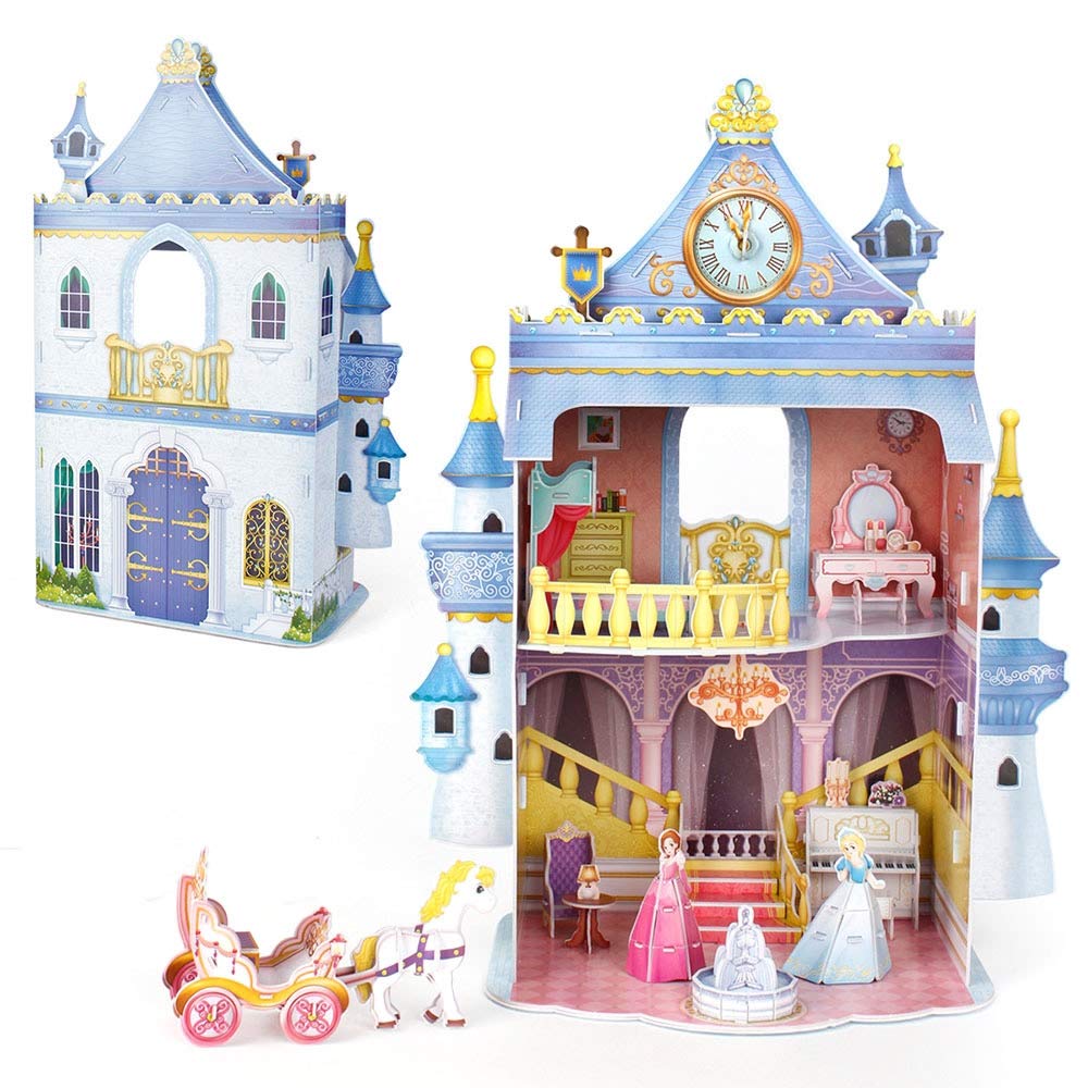 Cubic Fun Fairytale Castle 3D Puzzle For Girls - 81 Pieces