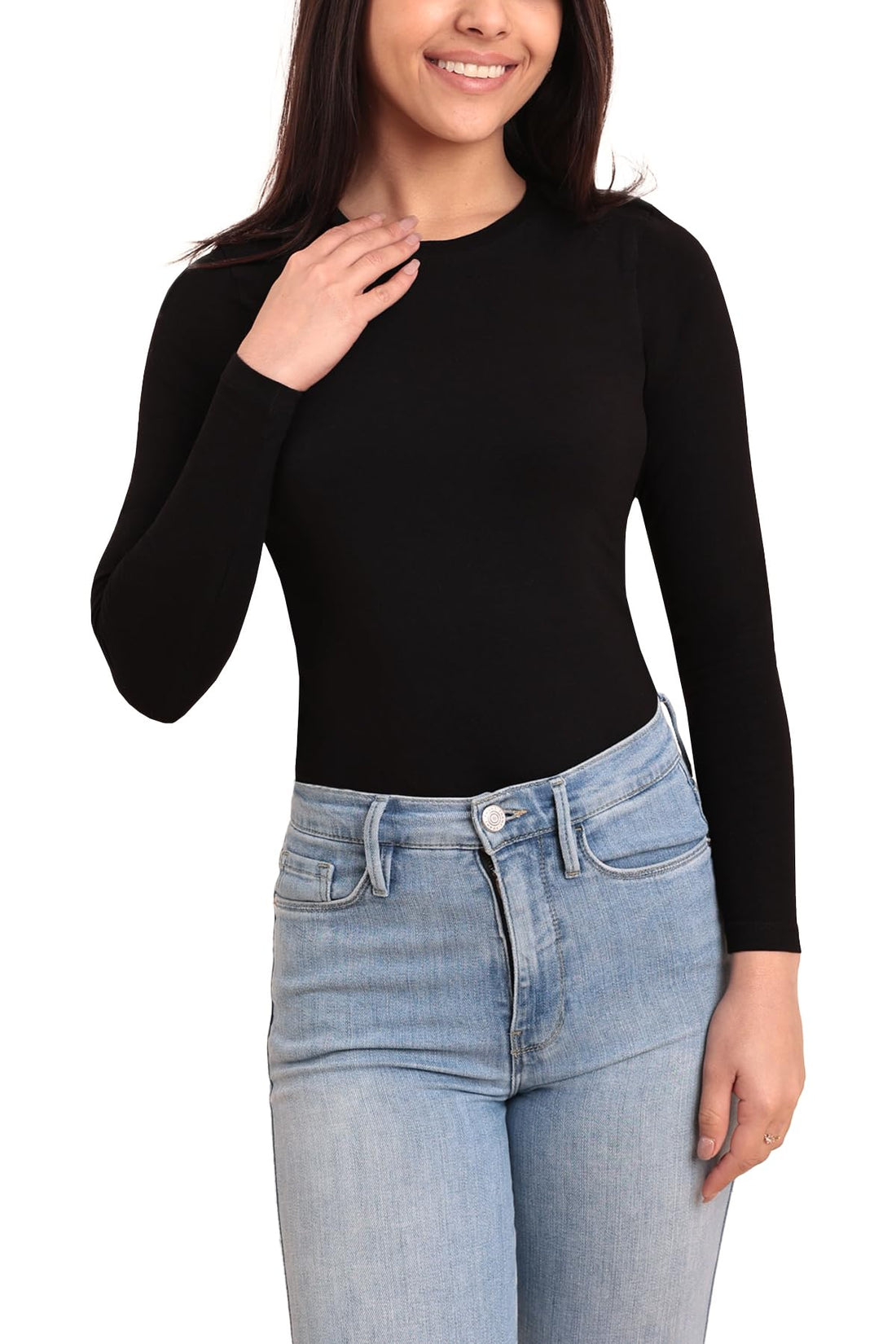 Charmaine Womens Long Sleeve Cotton Top (pack of 1)