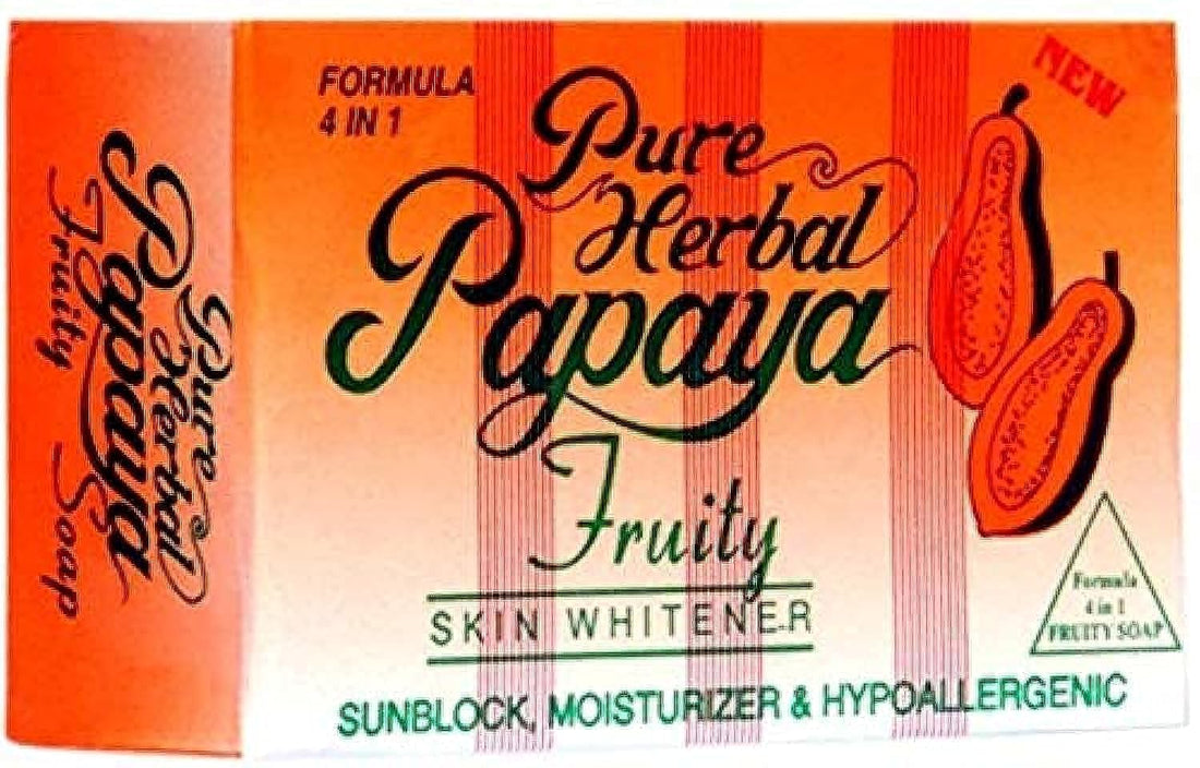 Papaya Raw Soap to Brighten Oily Skin