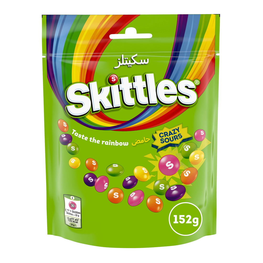 Skittles Crazy Sours Candy, 152 g