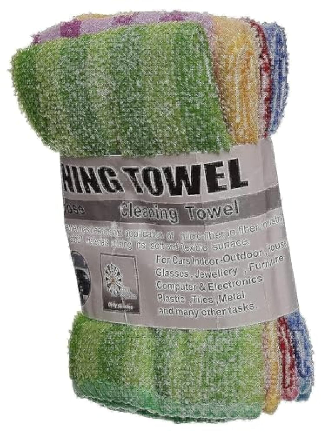 Generic Kitchen towels set of 5 pieces, multi color