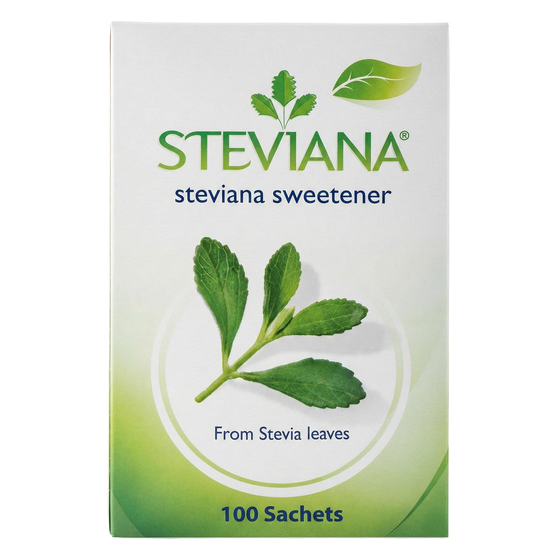 Steviana Natural Sweetener From Stevia Leaves, Zero Calorie - 250g (100 Satches x 2.5g)