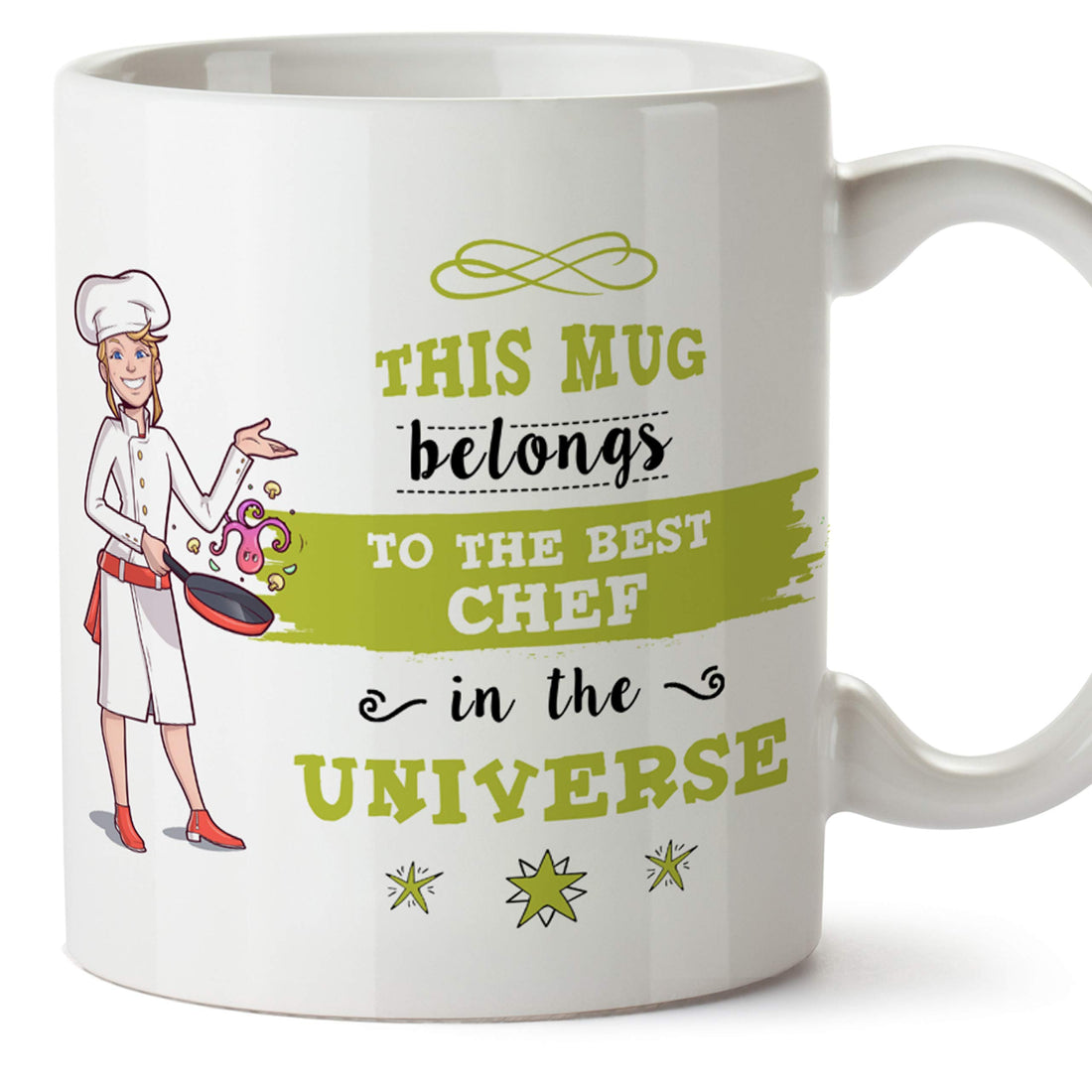 MUGFFINS Cook Mug - Universe's Best Cook - Funny Kitchen Gift/Present - Tea/Coffee Ceramic Cup 11oz
