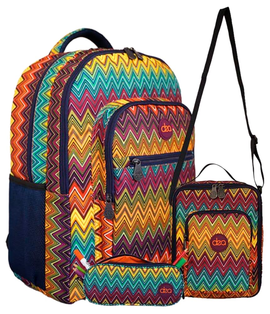 Trio - School Bag, Lunch Bag and Pencil Case 3-Piece Set, Size 18