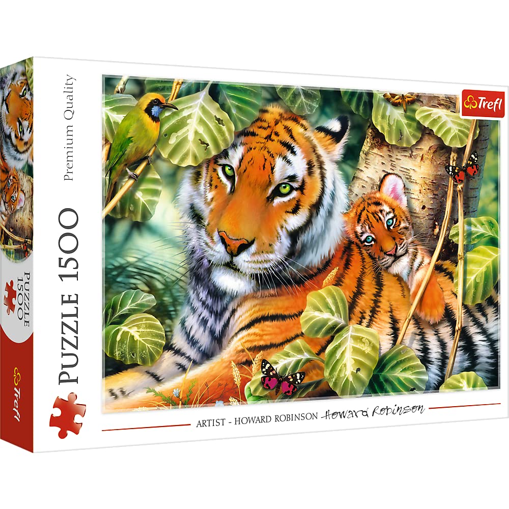 Trefl Tiger Shaped Puzzle (26159) - 1500 Pieces