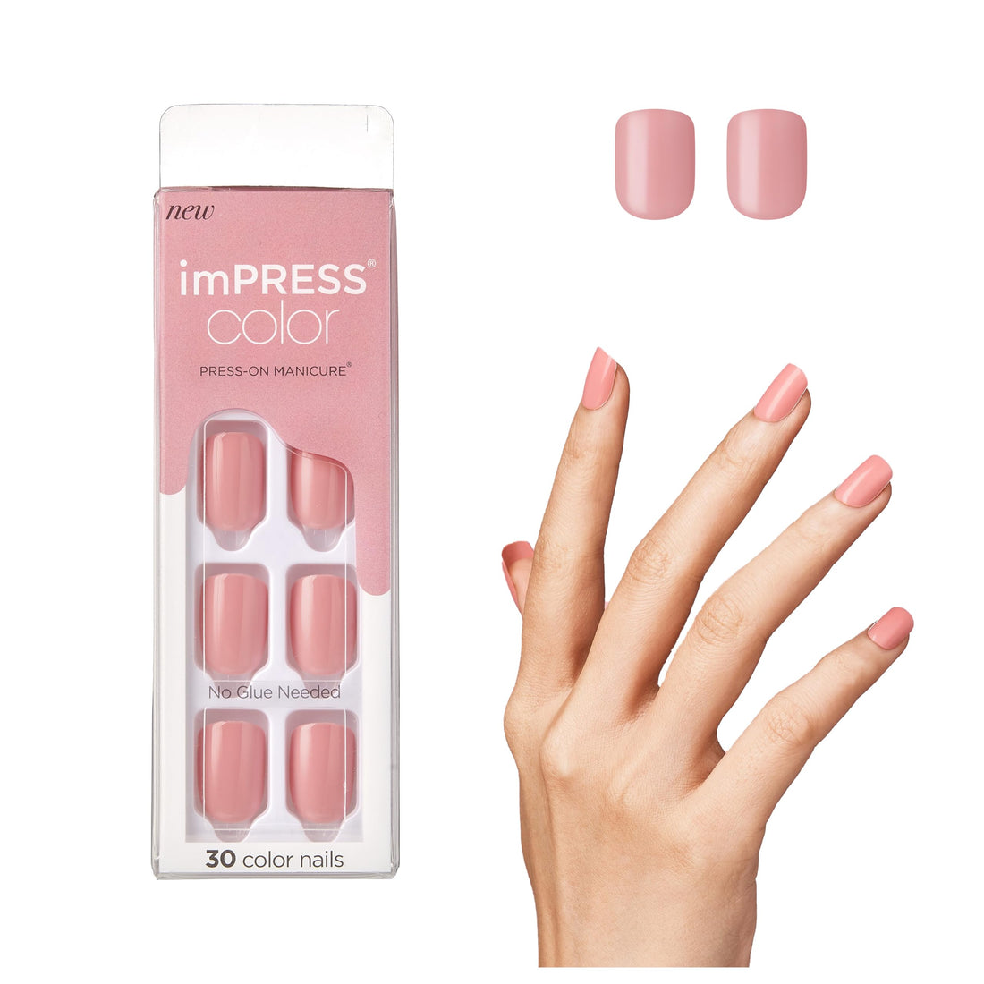 imPRESS Kiss imPRESS Nails Color - Pretty Pink KIMC003C