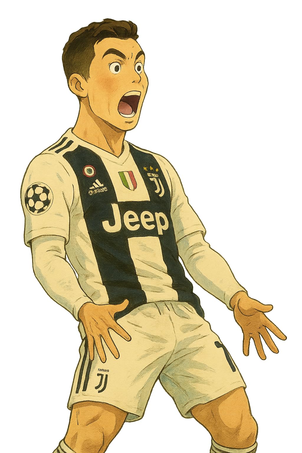 Laptop Stickers – Waterproof Vinyl Paper Decals for Water Bottles, Skateboards, Laptops, Phone Cases – Cool Aesthetic Stickers for Teens & Adults (Cristiano Ronaldo 02)