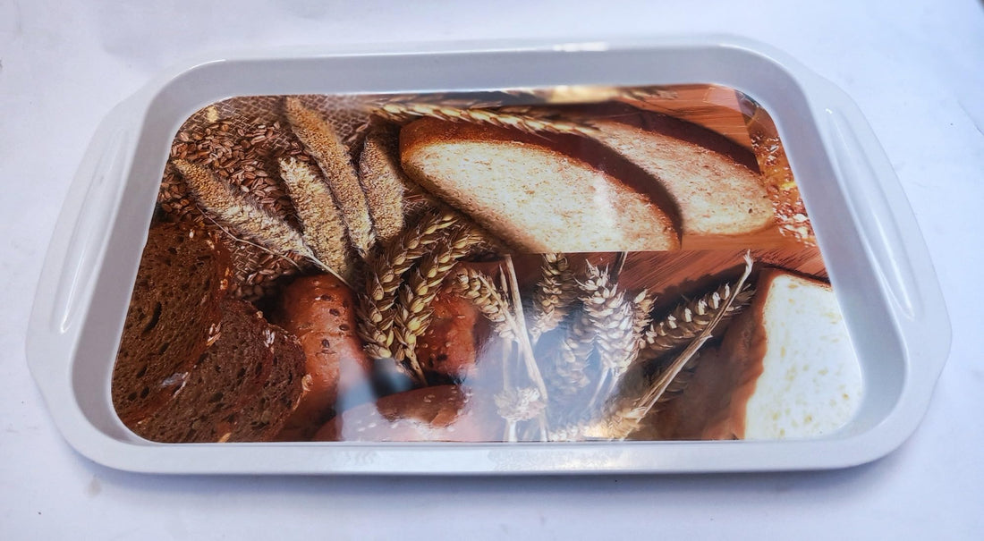 Big Melamine serving tray multi color