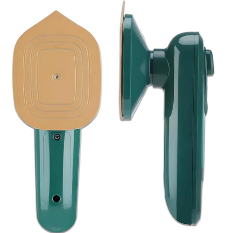 Mini Iron - Professional Cordless Steam Iron for Convenient Clothing Care, Portable and Lightweight Handheld Steamer for Home and Travel Use in Green (2 piece of the color shown)