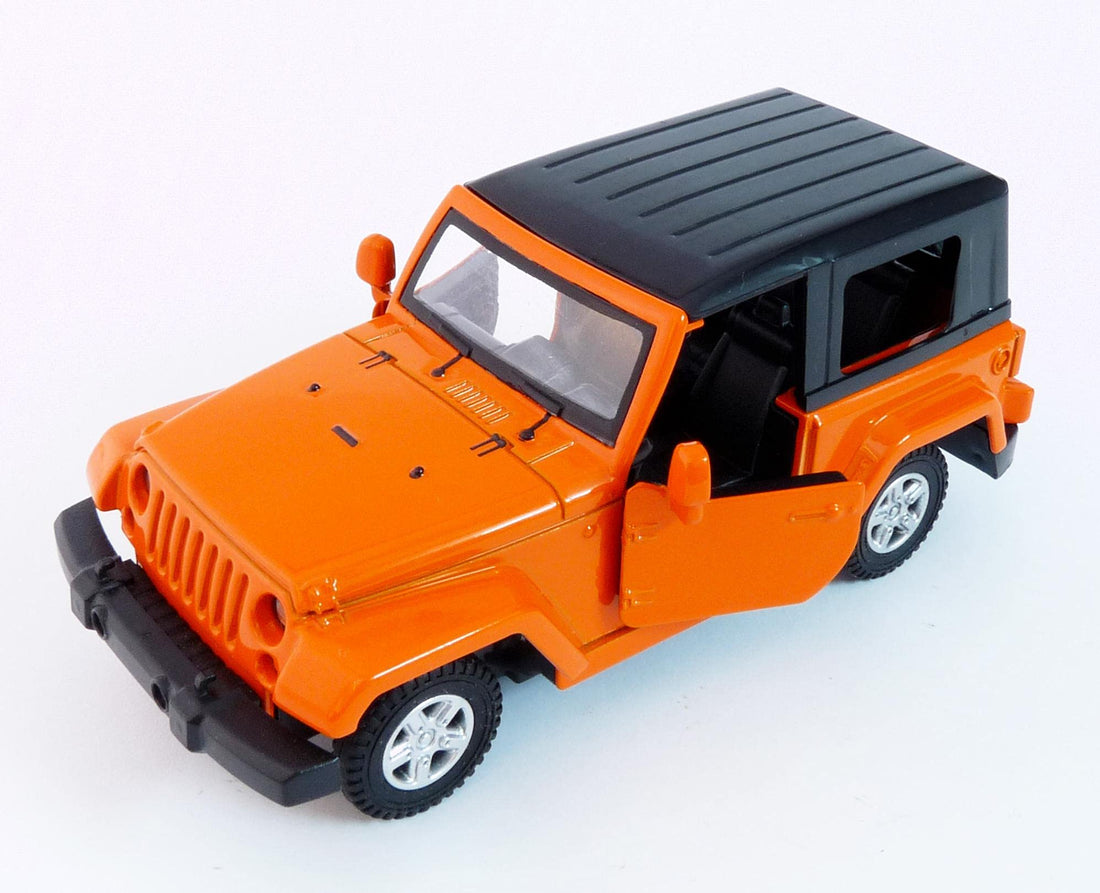 Metal Die Cast Car Model from AlloyToy of JeepCar on 1-32 Scale - Orange 2