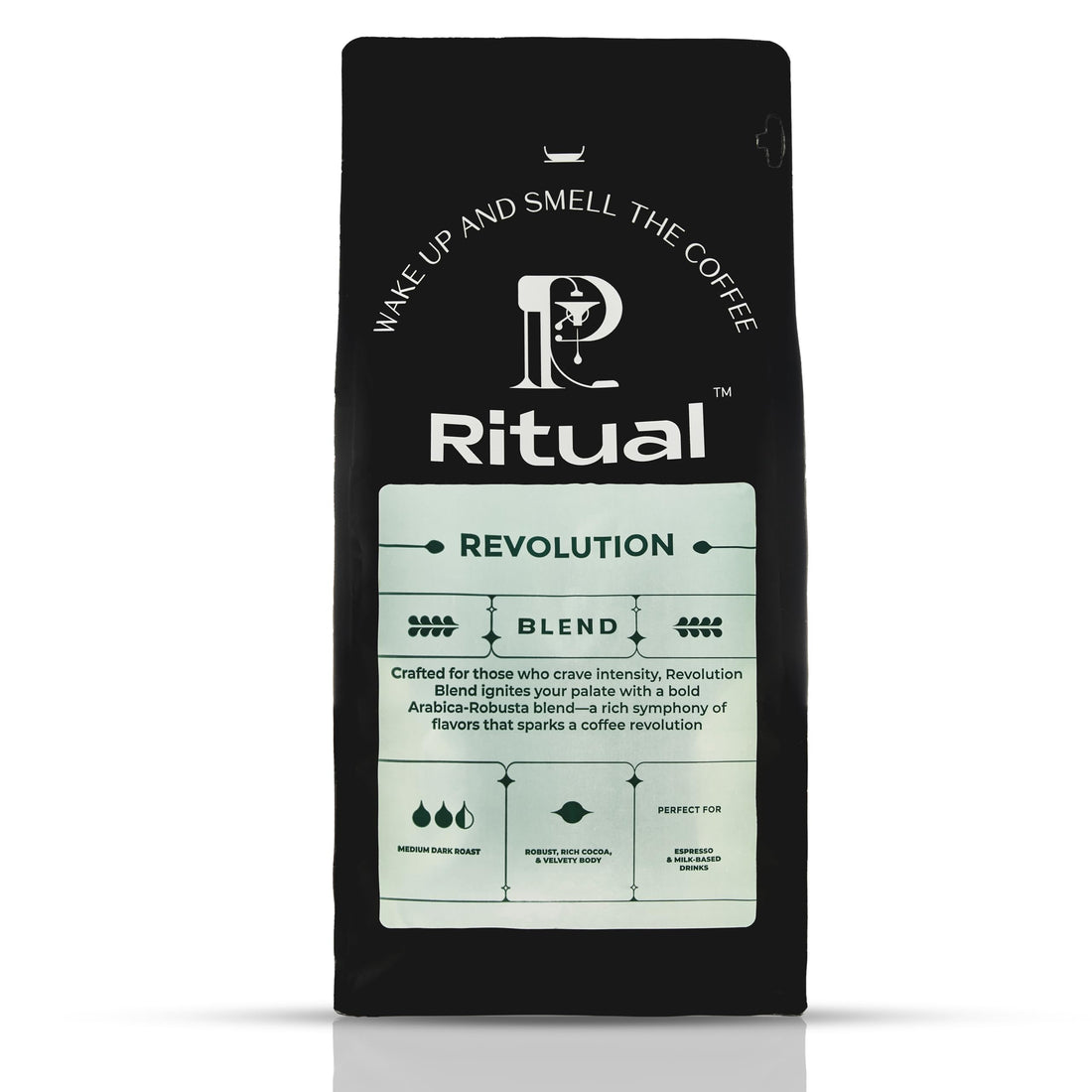 Revolution Blend Medium Dark Roasted Whole Beans 500g