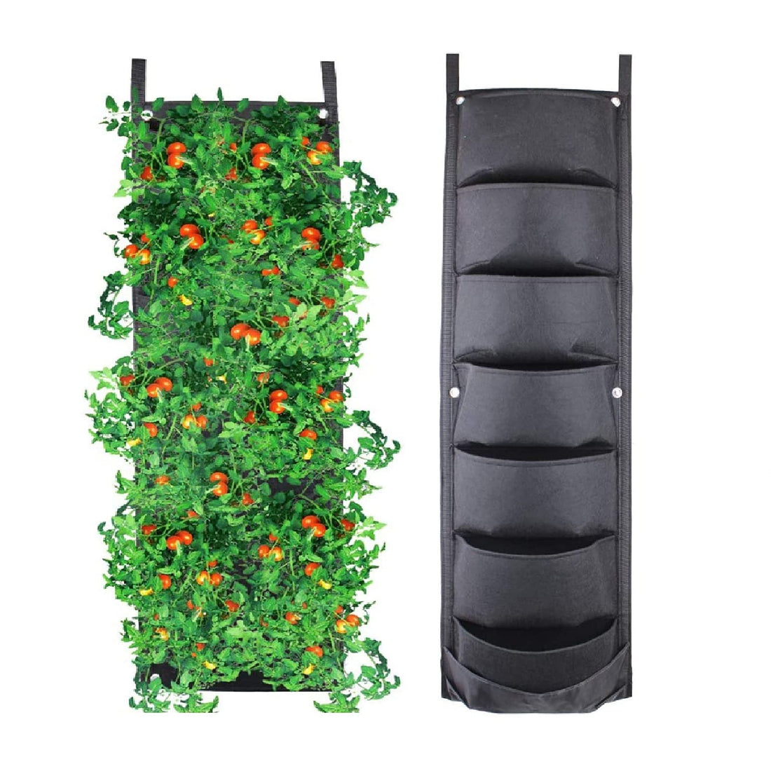 Meridien 7 Pockets Wall Planter - Vertical Hanging Garden Planter, Grow Bag, for Home Decoration