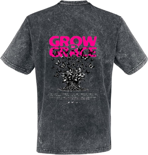 GROW IN GRACE T-shirt washed Back