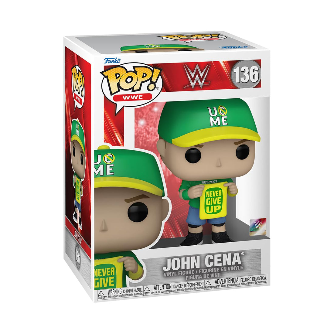 Funko Pop! Sports: WWE - John Cena (Never Give Up)
