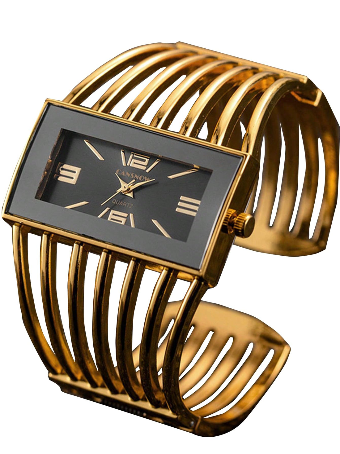 1pc Fashionable Classic Women Watch Luxurious Casual Grace Elastic Bracelet Rectangular Dial Quartz Watch Women Watch, Ideal Choice For Gifts(Only Wristwatch)