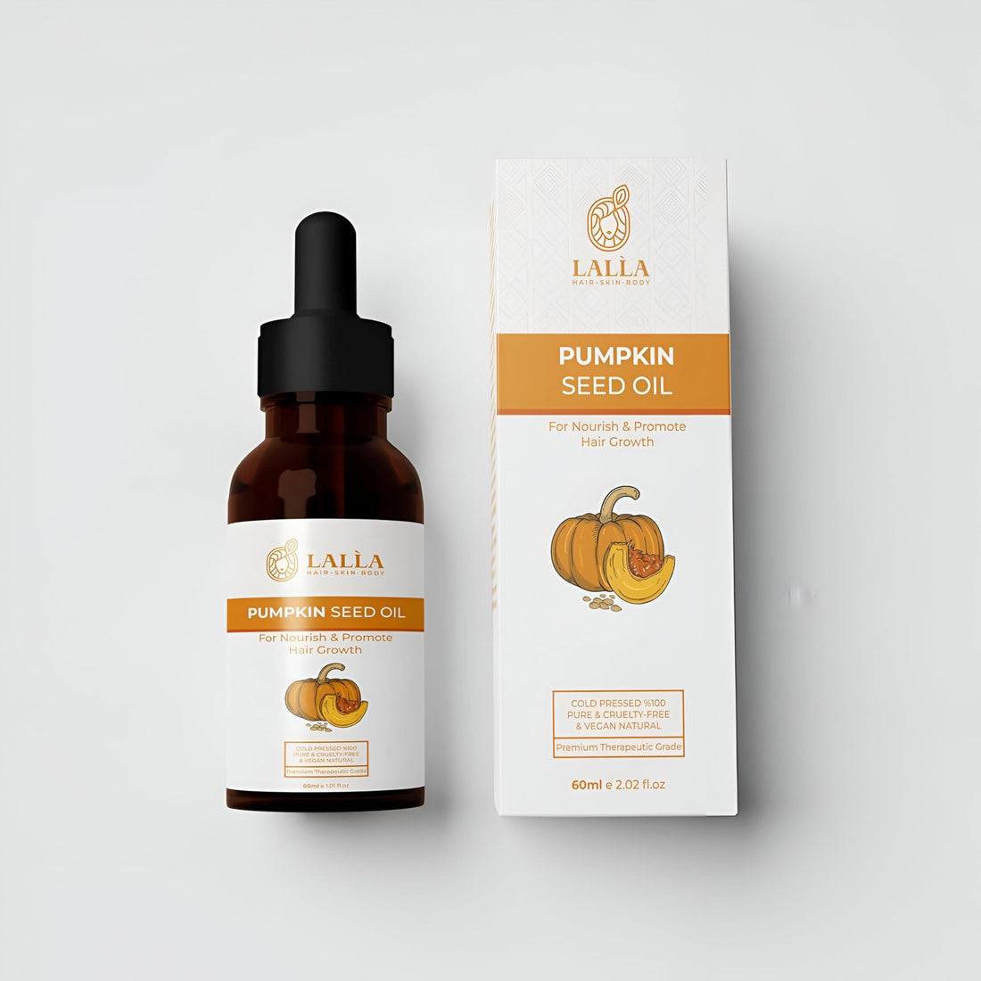 NATURAL PUMPKIN SEED OIL - Experience the benefits of premium cold pumpkin seed oil, packed with essential fatty acids and antioxidants, perfect for skin rejuvenation and hair nourishment.