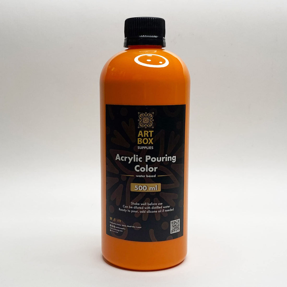 Acrylic Pouring Color/Orange - 500 Ml …