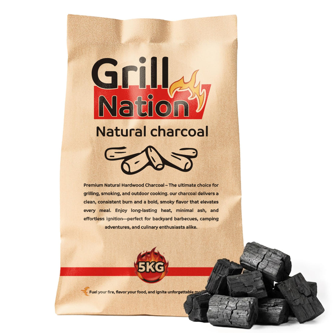 فحم شواء طبيعي – Natural BBQ Charcoal