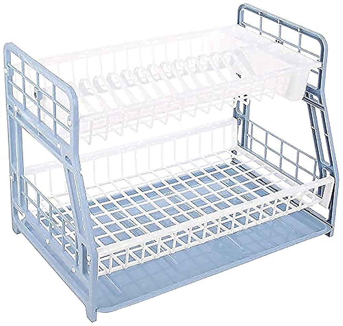 El Yassin Plastic dish rack with drying tray from Al 60 x 40 cm, Assorted color