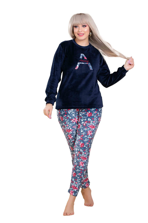 Women's Heidi Printed Winter Pajamas Tub A