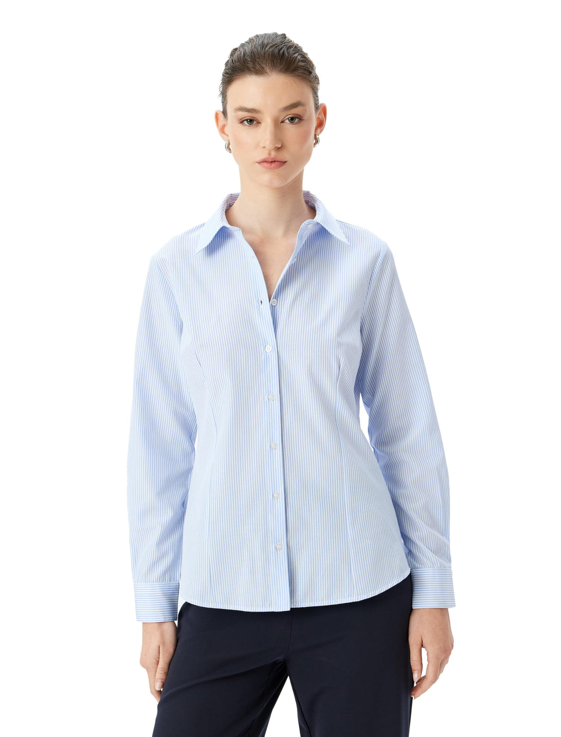 KOTON Womens Slim Fit Shirt Modern
