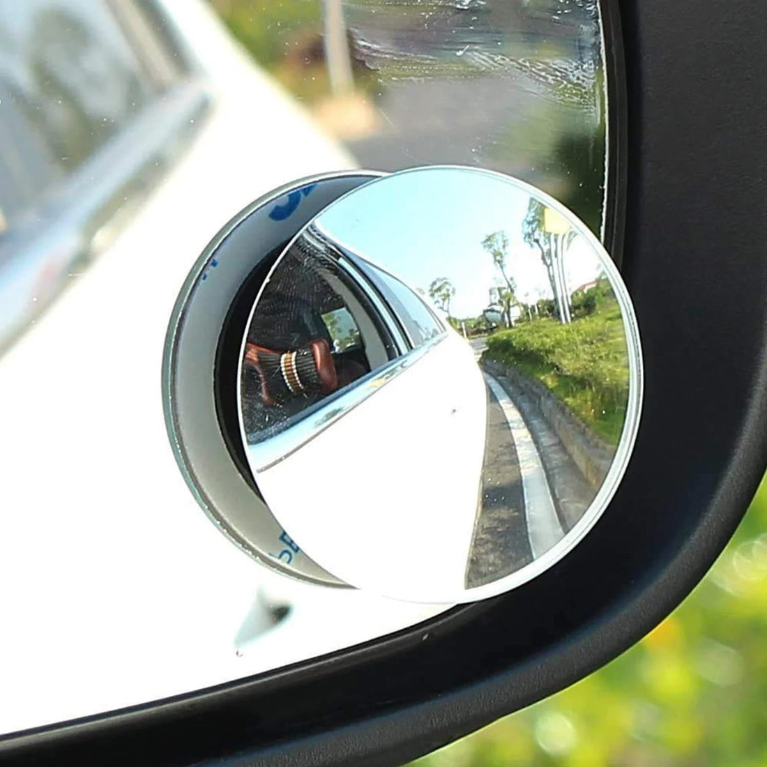 Oblivion Blind Spot Mirror for car |Round Wide Angle Adjustable Convex Rear View Mirror|360° Rotate for All Universal Vehicles,Cars -(Pack of 2)