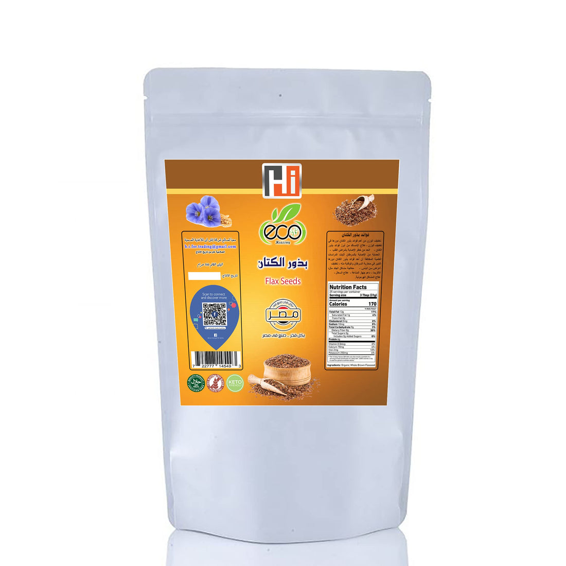Eco Healthy Eco Heathly - Brown Flax Seeds 500 gm