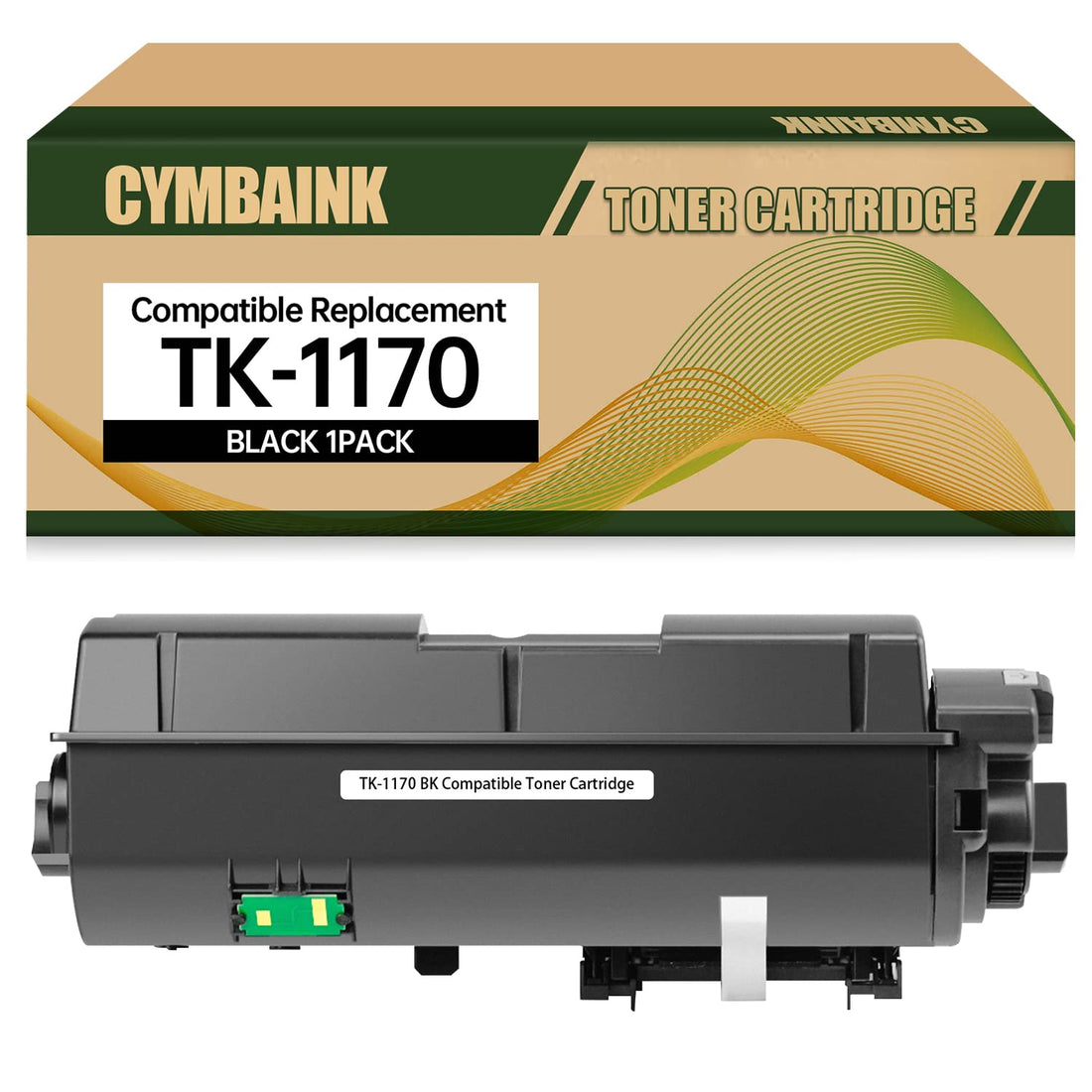 TK-1170 Compatibel Toner Cartridge TK1170 1T02S50NL0 Replacement for Kyocera M2040dn/ M2540dn/ M2640idw printer (black-1 pack)
