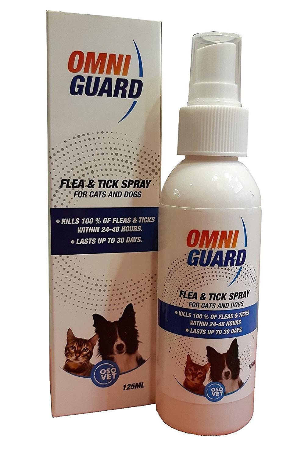 Omni Guard Cats & Dogs Flea & Tick Spray 125ml