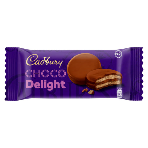 Cadbury Double Chocolate Delight Biscuits - 2 Pcs (34g)