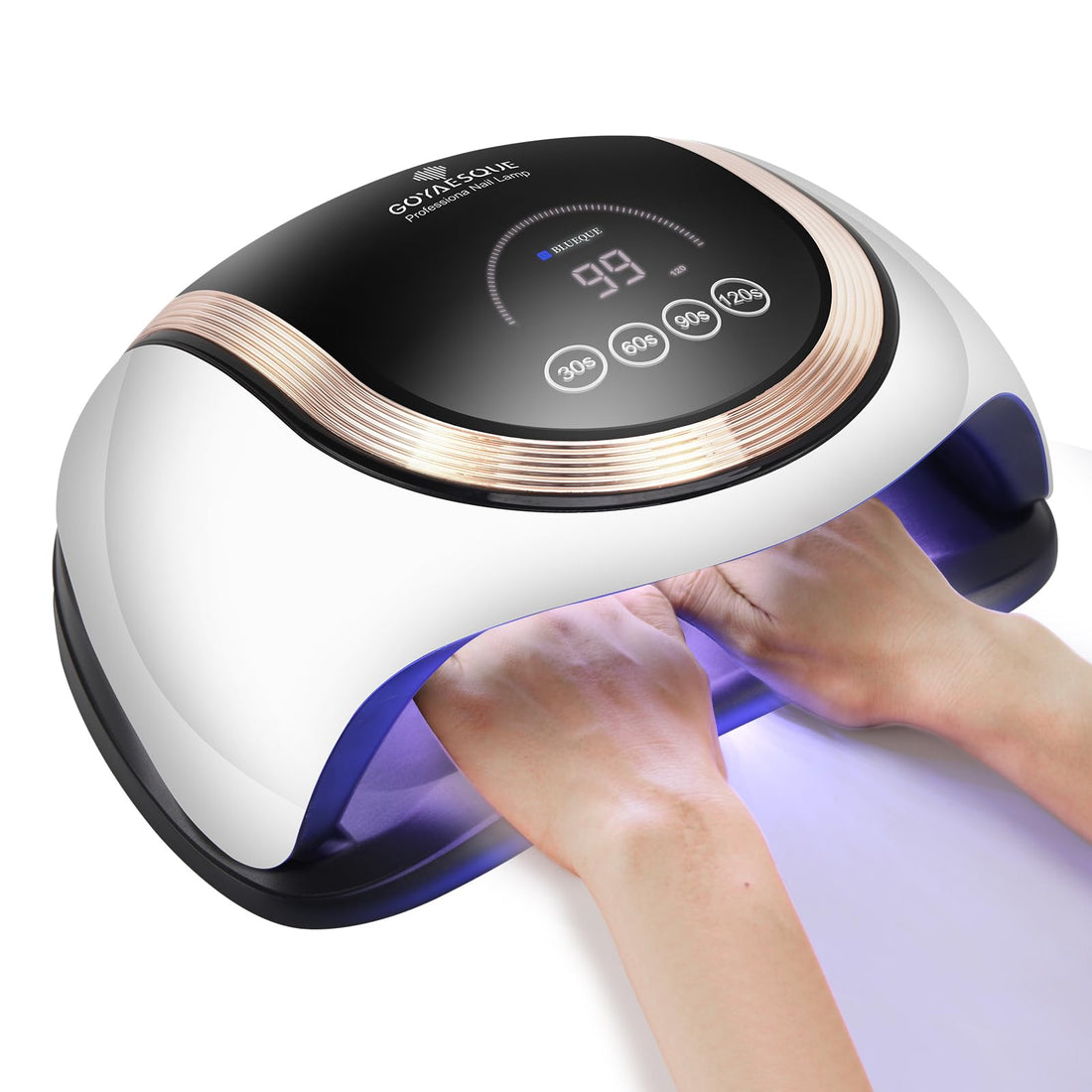 UV Nail Dryer with Digital Touch Screen, 248W 60 LED Nail Dryer for Salon and Home Use, Gel Polish Dryer Lamp