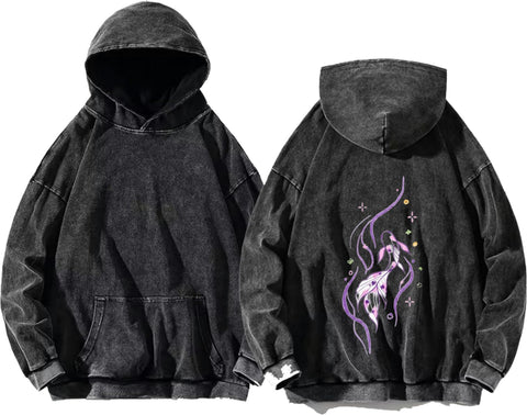 Ethereal Fairy hoodie washed back