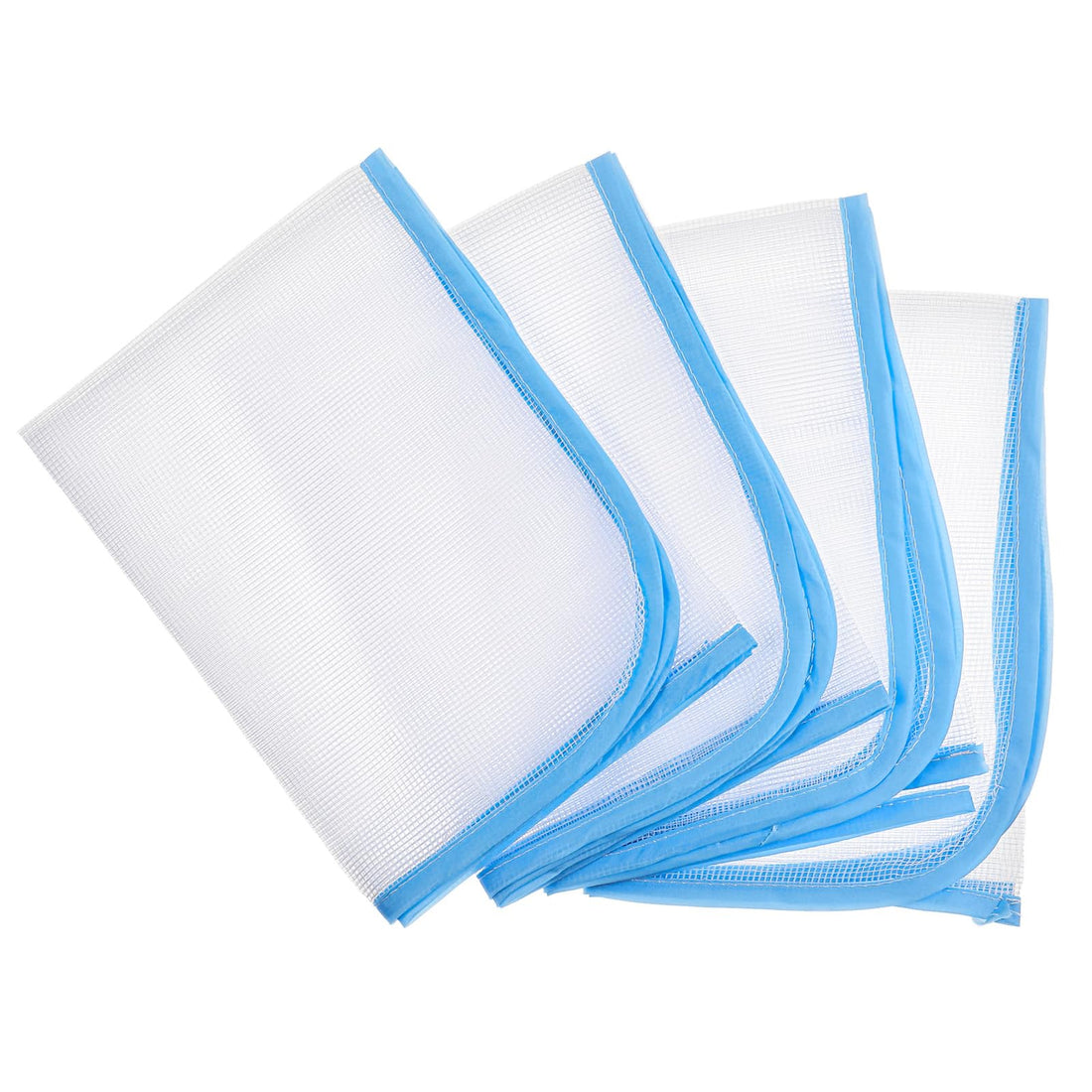 4 PCS Pressing Cloth for Ironing Protective Ironing Pressing Pad Scorch Iron Cloth Heat Resistant Mesh Protector Scorch Saving Mesh Iron Board Cover Pad for Sewing Fabric Protector Tool(Blue)