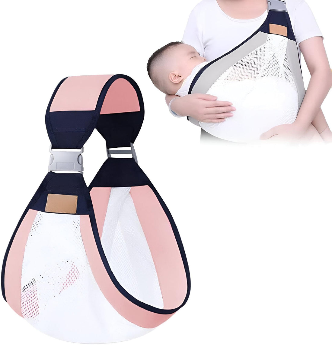 3D Mesh Baby Carrier Designed for Newborn to Toddler, Suitable for Ages 0-3 Years, Lightweight and Adjustable Baby Carrier Bag with Excellent Ventilation for Comfort