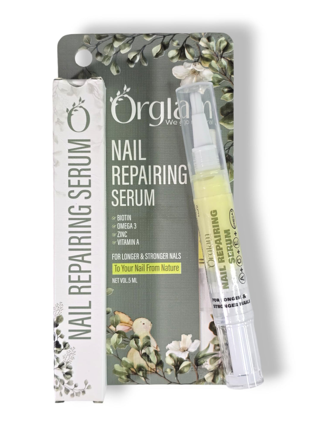 Nail Repairing Serum (Stronger Nails)(Healthy Cuticles)(Inriched With Biotin & Omega 3)(Vitamin A,C,E)