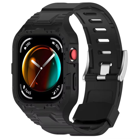 2in1 Silicone WatchBand and cover For Huawei Watch Fit 4 | Fit 3 SmartWatch Strap Wristbands Bracelet For Huawei Fit3 Strap WristBand case