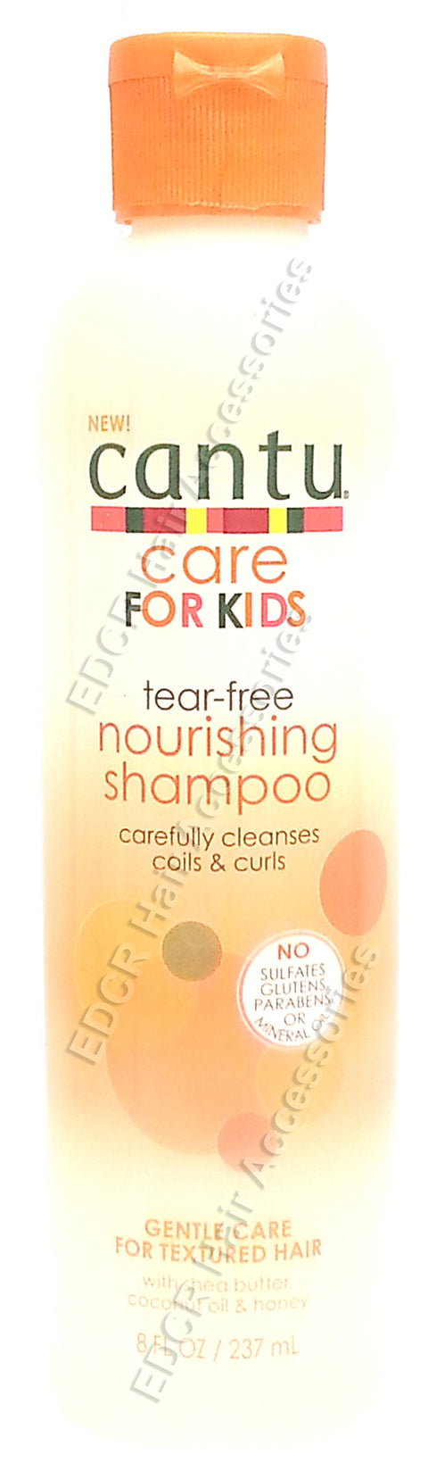 New Cantu Care For Kids Tear-Free Nourishing Shampoo Carefully Cleanses Coil & Curls Gentle Care For Textured Hair 8 Oz