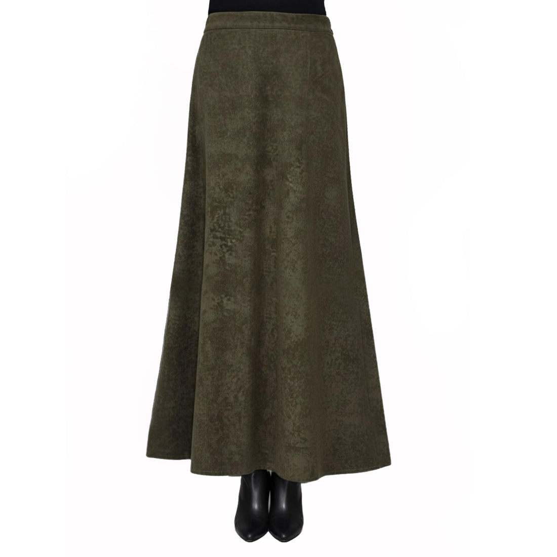 Smoky Egypt Corduroy Velvet Maxi Circle Skirt