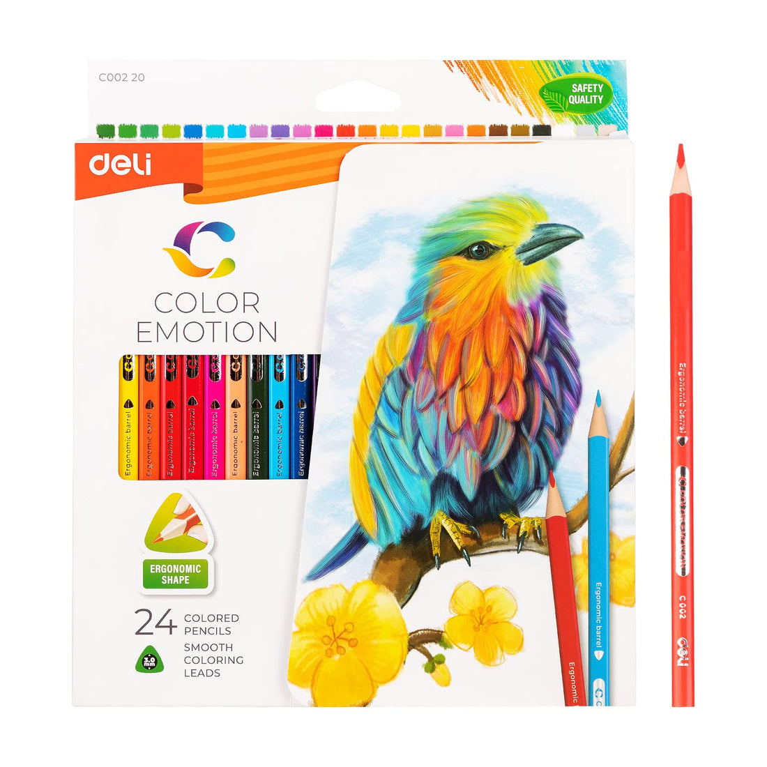 Deli ec00220 coloured pencils rich colours