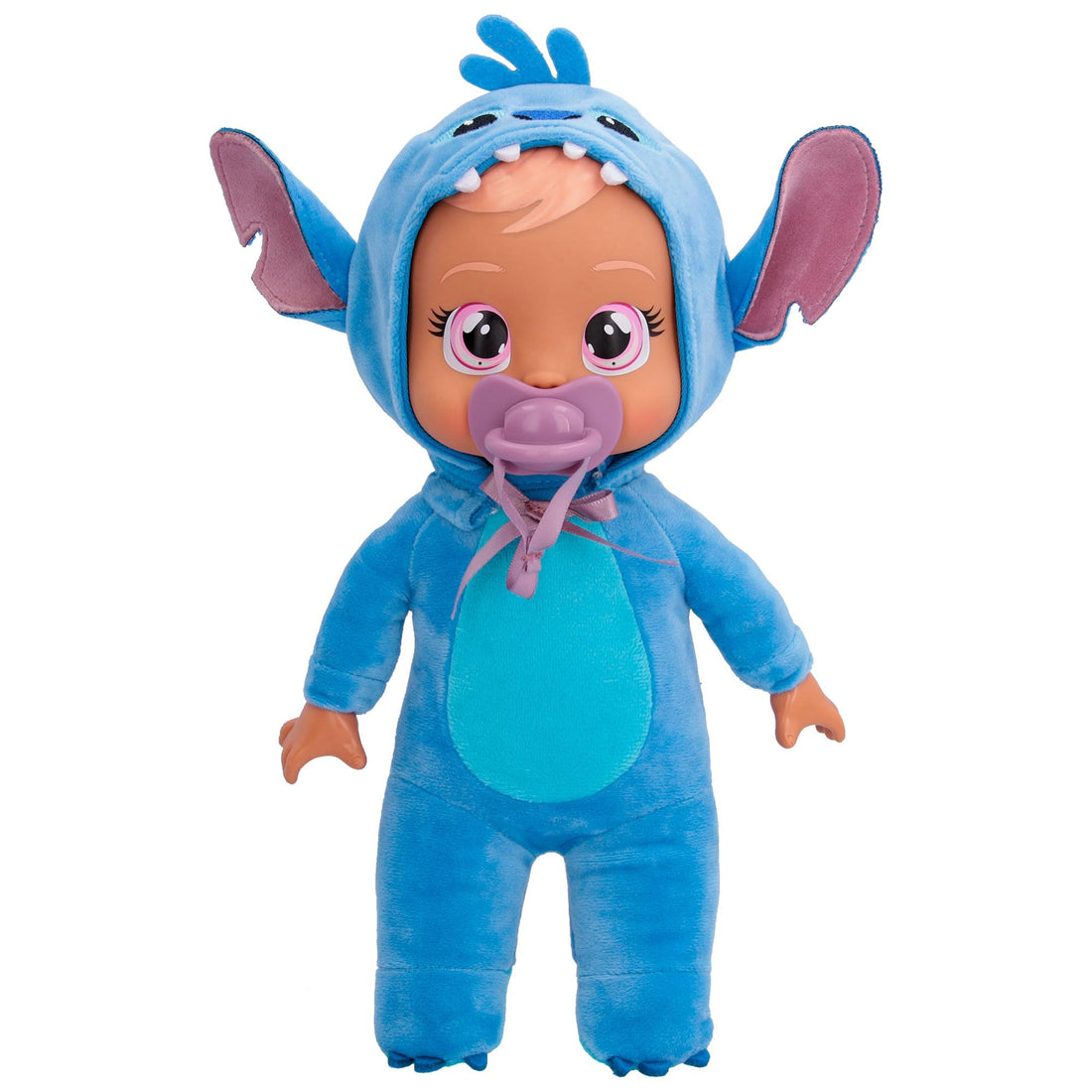 Cry Babies Tiny Cuddles Disney Stitch - 9" Baby Dolls, Cries Real Tears, Stitch Themed Pajamas