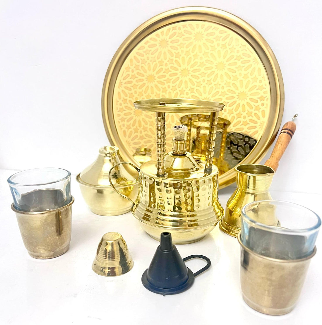 Premium Copper Coffee Set: Authentic Turkish Experience for Coffee Lovers - Generic