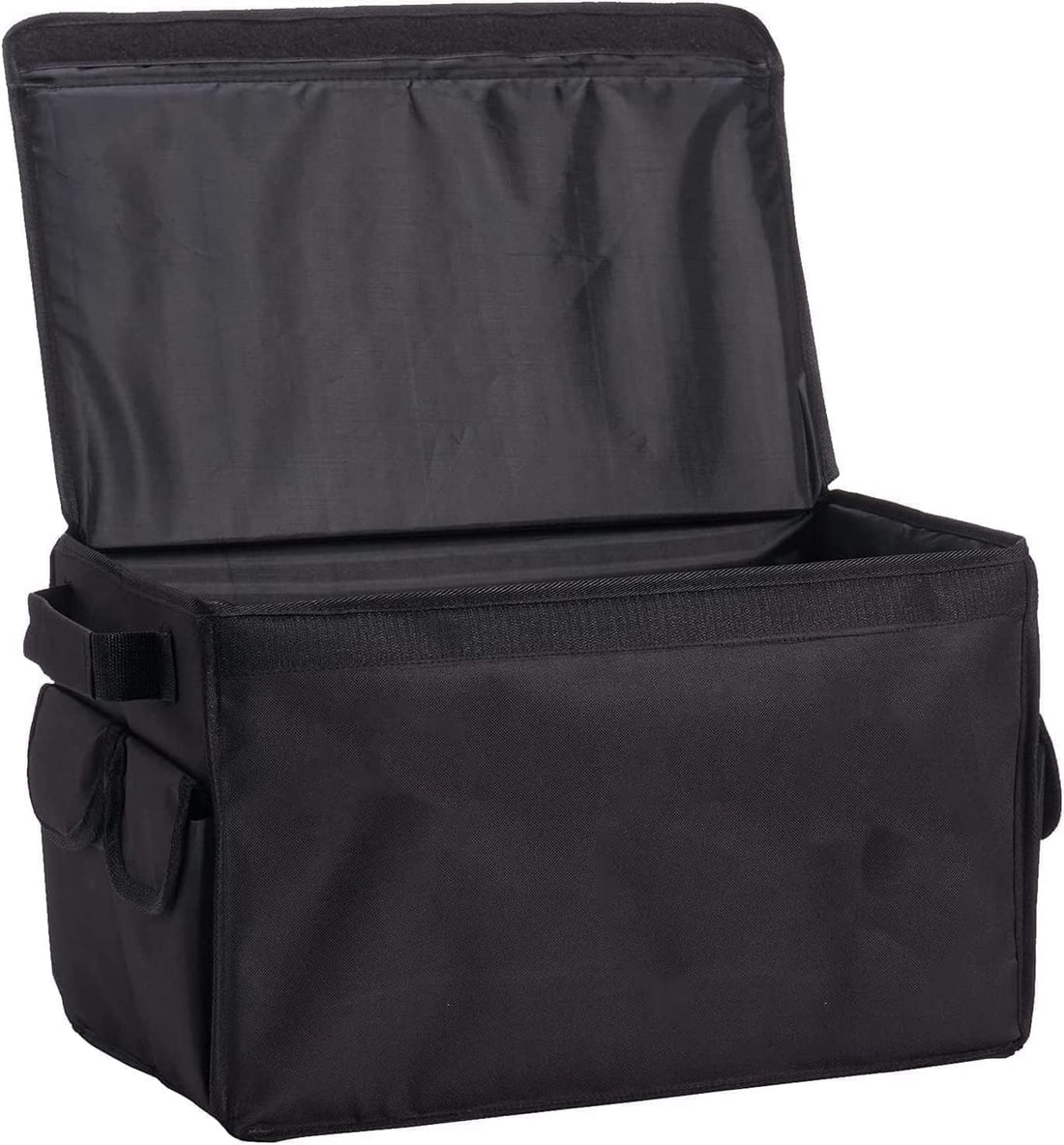 Car Box, Portable Foldable Waterproof Storage Bag with 3 Compartments and Organize Tools, Belongings, Emergency Equipment, Etc (- by Nesmah Store
