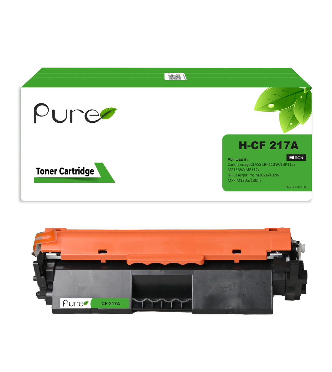 17A Pure Toner Cartridge Compatible for HP CF217A & HP LaserJet Pro MFP-M130fw M130nw M130fn M130a M130jetPro M102W M102A M102 Printers
