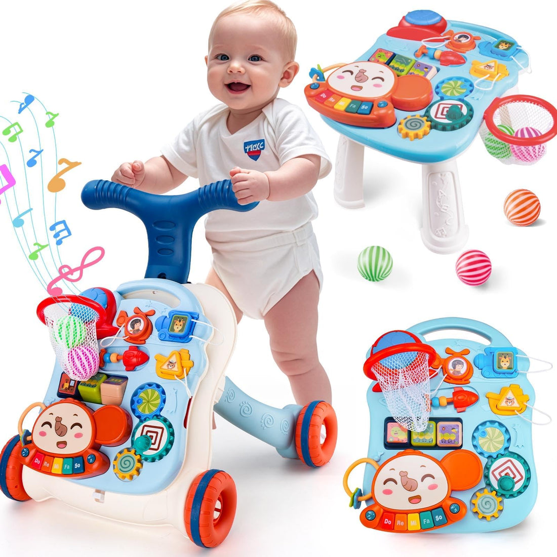 3 in 1 Push Walker Baby